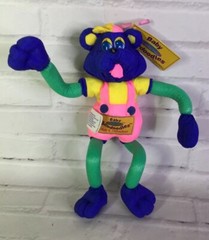 Vintage Kidpower Baby Bendoodles Funnoodle Cub B Cannelloni Bear Plush Toy Doll