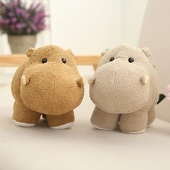 Hippopotamus Gray 8 Inch Stuffed Animal Plush Toys Toddler Dolls Kids Gifts