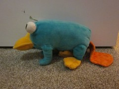 Disney Phineas and Ferb 9″ Plush Figure Perry the Platypus USA SELLER