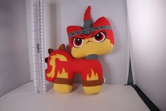 Lego Movie 2 Red Mad Angry Unikitty Cat Unicorn 12” Plush Stuffed Toy