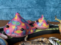 Lot 12: Sand Animals Frog Lizard Turtle Elephant Fish Crab Cat Plush Lot2 READ