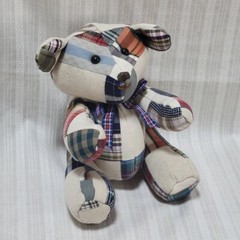 Hand-made bear Movable 25 cm tall please put it by your side by Japanese