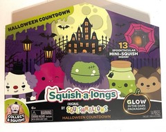 Squish-a-longs by Squishmallows Halloween Countdown Calendar NEW 13 Piece
