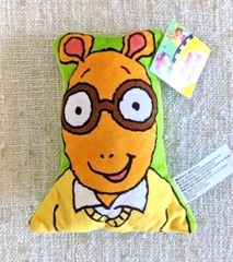 PBS Kids Arthur Mini Pillow Plush Plushie Toy 7” tv show stuffed soft