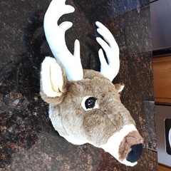 Carstens WML209 Plush Deer Trophy Head 20in H x 19in W x 12in L Free Shipping