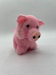 Russ Barnyard Friends Pig 4″ Plush #237 Mini Small Yarn Tail Felt Nose Piglet