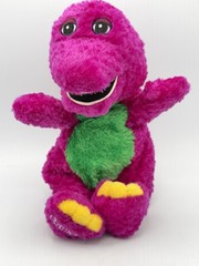 Barney Purple Dinosaur Plush Golden Bear Lyons Partnership Stuffed Anim