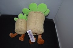 aerial bouquets Succulent Plush Potted Soft Plant 9″ Smiling Faces P7