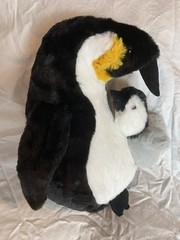 Way To Celebrate! Mother & Baby Penguin Plush Penguin Stuffed Animal 12”