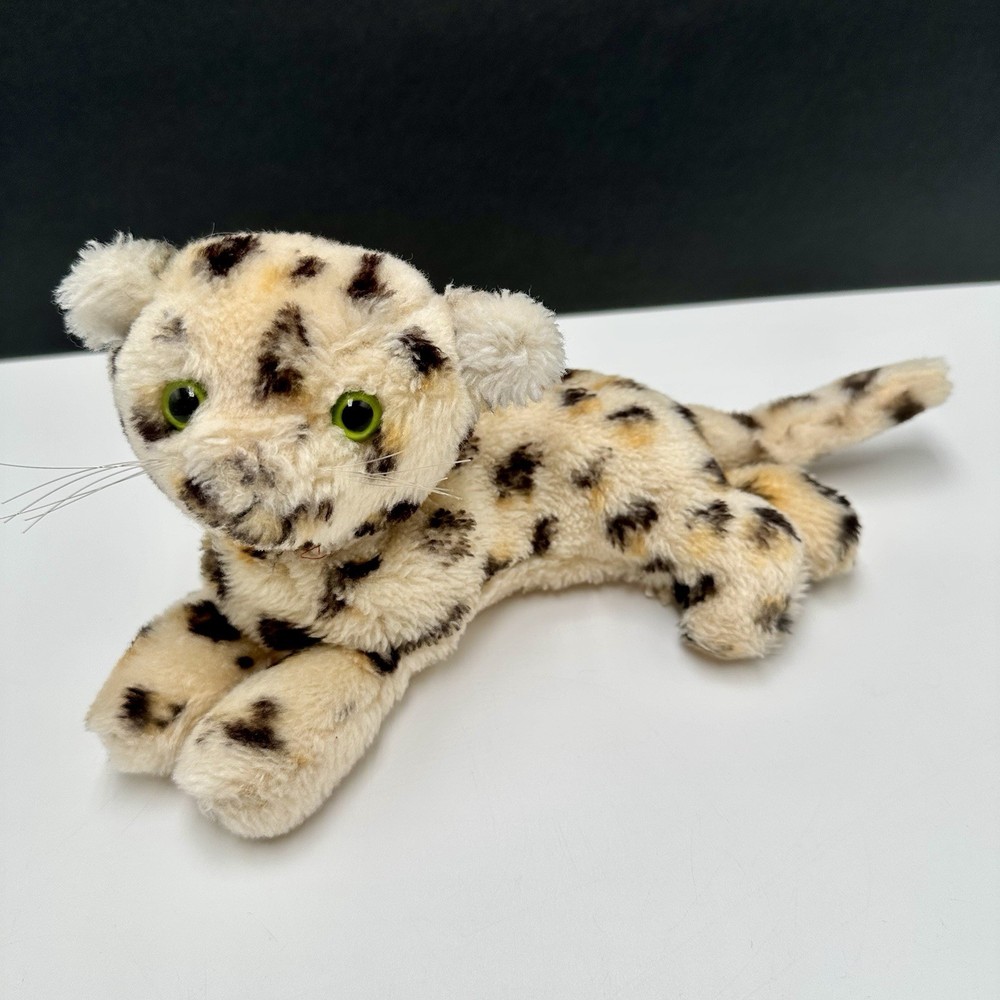 VINTAGE 1976 R. DAKIN BABY CHEETAH Plush Cub Leopard Cat Stuffed Animal