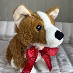 Buckingham Palace Corgi Plush Toy Dog, Royal Collection from England RARE