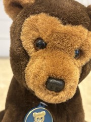 R Dakin VTG 1976 Baby Bearfoot Bear Brown Sitting Plush Stuffed Animal NWT Soft