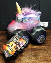 2025 Spin Master Monster Jam Sparkle Smash Plush Monster Truck with Engine Sound