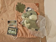 Juniper Creates Kairyu Crocodile Croc Mascot Magnet Bird Bag NWT Plush Sealed