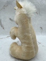 VTG Unicorn Plush 8 Inch Superior Toy Novelty Peach/Tan Stuffed Animal