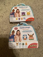 Pokémon Squish-a-longs by Squishmallows Complete Set x2 4pk Series 1 Pikachu NEW