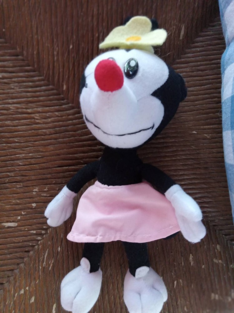 Warner Bros. Animaniacs Dot Plush Stuffed Animal Toy Pink Skirt Small