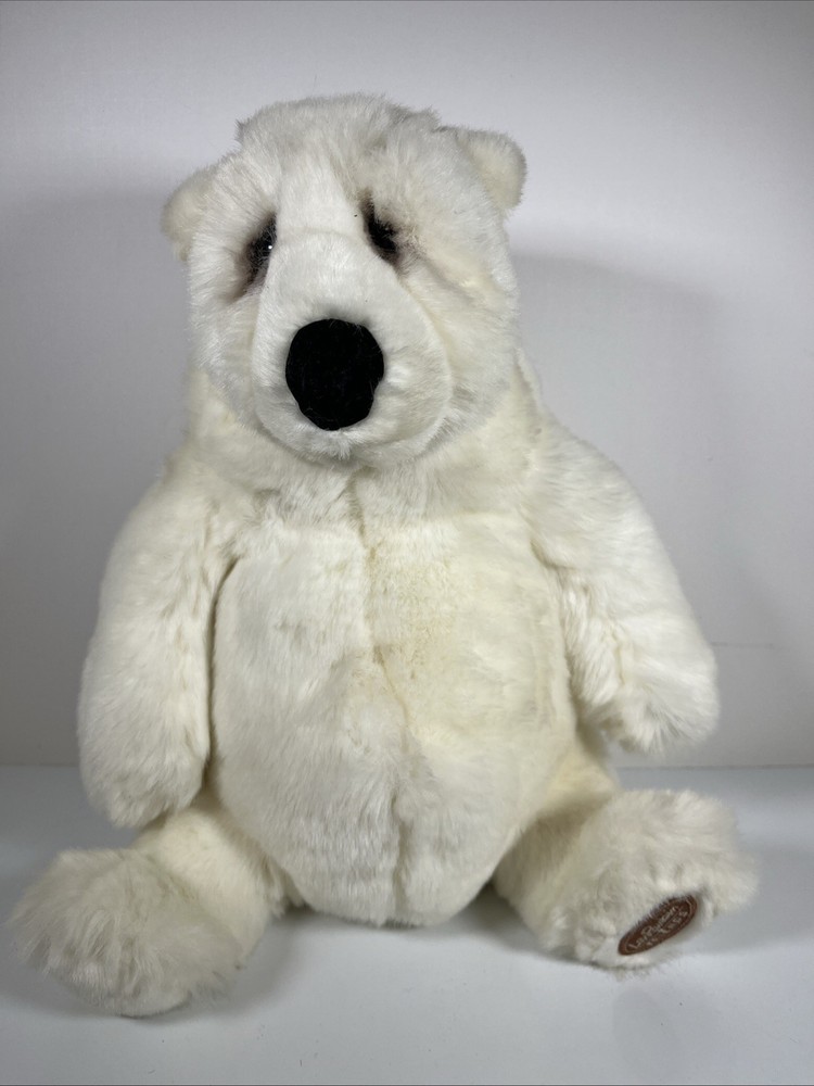 DAKIN PLUSH WHITE FAIRBANKS LOU RANKIN FRIENDS 14″ POLAR BEAR STUFFED ANIMAL COL