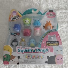 Squishmallows Series 2 Squish A Longs 8 Mini Squish Set ~ Mystery Squish Inside