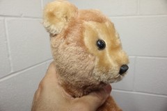 Vintage 70s Dakin Bean Bags Baby Bearfoot Bear Stuffed Animal Plush 11″ GUC!