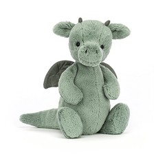 New Jellycat Bashful Dragon Plush Doll Medium M Size H12.2 in BAS3DGN New