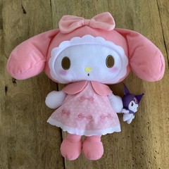 Sanrio My Melody Girly Lolita Kuromi Panama Party Plush, Toreba Claw Prize Pink