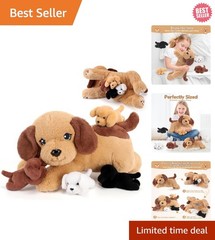 Charming Mommy Dog with 4 Surprise Puppies – Imaginative Play for Young Children