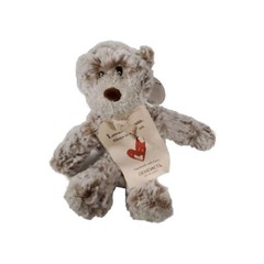 Demdaco 2018 Mini Giving Bear 8 Inch Plush Stuffed Animal Tan Soft Beanbag