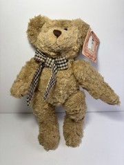 Russ Browning Jointed Teddy Bear 12” Plush Stuffed Animal Bears From Past NWT