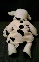 Russ Berrie RB Lamb Sheep Cow with Coat Target Exclusive Plush Stuffed Toy 15″