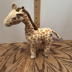 FAO SCHWARZ Toys R Us Geoffrey Giraffe 2010 9″ Plush Stuffed Animal Toy Bendable