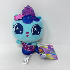Gabbys Dollhouse Mercat Plush Stuffed Animal Blue Mermaid Kitty Toy 7″ with TAG
