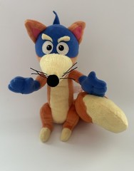 Vintage Dora The Explorer Swiper The Fox 2001 Fisher Price 10″ Talking Plush