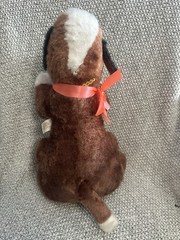 Superior Toy And Novelty Brand Mid-Century Vintage Stuffed Dog