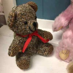 Lot of 4 vintage plush mini bears GUND TY + 5”-9”