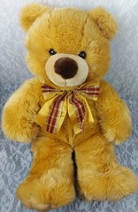 JCPenney Teddy Bear Plush Big Golden Bear Holiday Collection 27″ Stuffed 2002