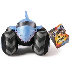 Monster Jam Megalodon 7” Plush Monster Truck with Sound For Ages 3+