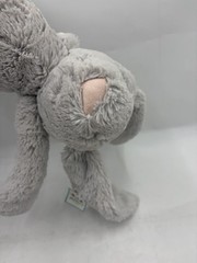 NWT Jellycat Bashful Bunny Plush Silver Grey Medium 12″ Stuffed Animal Cute Soft