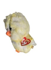 TY Beanie Boos Lemon Drop Yellow Chick Plush Toy Green Glitter Eyes New