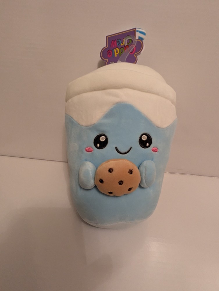 Cuddle Crew Stuffed Animal -Milk with Cookie NWT Plush