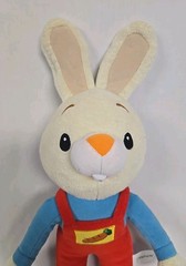 Baby First TV Harry the Bunny Carrot Overalls Plush Toy Stuffie Easter Gift 16″