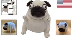 Cute and Comical 6” Pug Plushie – Perfect Gift for Birthdays and Valentine’s