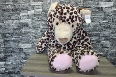 NWT This & That Plush Stuffed Cheeta 33 Inch Super Soft Pink Highlights