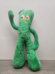 Gumby Plush 9” Inches Tall Green Prema Toy Company Vintage 2000 Stuffed