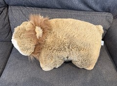 Lion Pillow Type Pet For Kids & Any Collectors 19″ Fun Fiesta Brand Brown