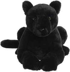 Aurora Ease Timeless Companions Black 25 Inches Plush 11 Inch Functional Toy