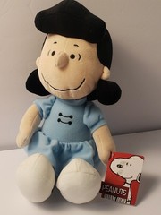 Kohl s Cares Kids Peanuts Gang Lucy 14″  Tall Plush Doll Blue Dress with Tag