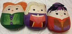 Squishmallow Hocus Pocus Sanderson Sisters Plush Halloween Set of 3 12”