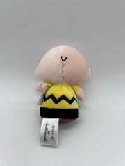 Hallmark Itty Bittys Peanuts Plush Charlie Brown Stuffed Toy Yellow Black 4.5″