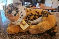 Avanti Applause 18″ Plush Tiger Cub Big Cat w/ Tag 1988 Vintage Gorgeous!